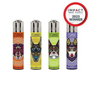 Classic Large (CP11) Printed Dogs (48 lighters) Hover