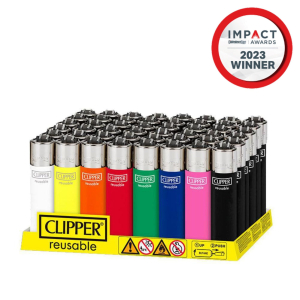 Classic Large Lighter Solid Assorted Colours (48 lighters)