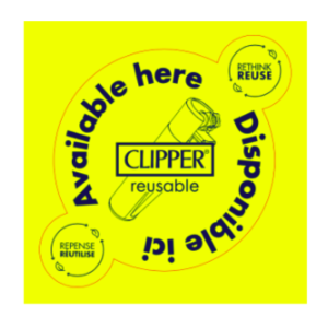 Clipper -Available here window sticker