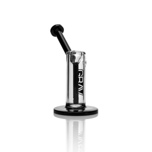 Small Upright Bubbler (Black Accent)