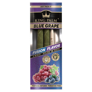 Blue Grape Flavored Mini Pre-Rolled Cones (2 pack) - Carton of 20 Hover
