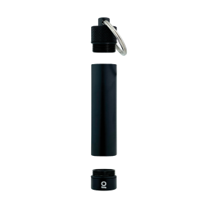 Aluminum Storage Keychain (Black)