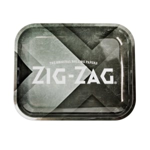 Zig-Zag Large Black (Since 1879) Metal Rolling Tray