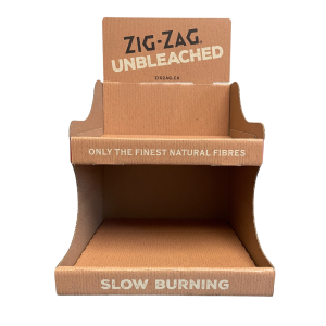 Zig-Zag Unbleached Display (fits 4 cartons)