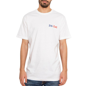 Zig-Zag White T-Shirt - Medium