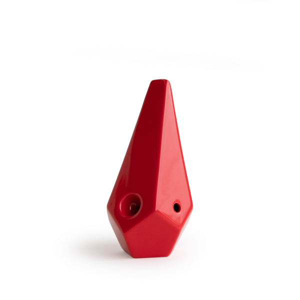 Prism Ceramic Pipe (Red)