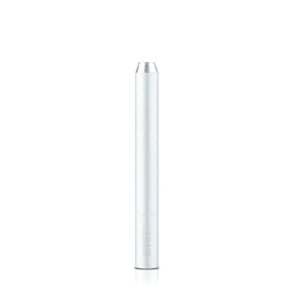 Long (9mm) Slim Anodized Aluminum One Hitter (Silver) - Carton of 6